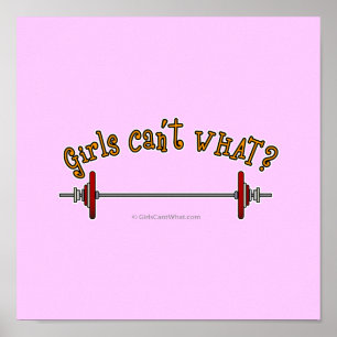Viktning - Barbell Poster
