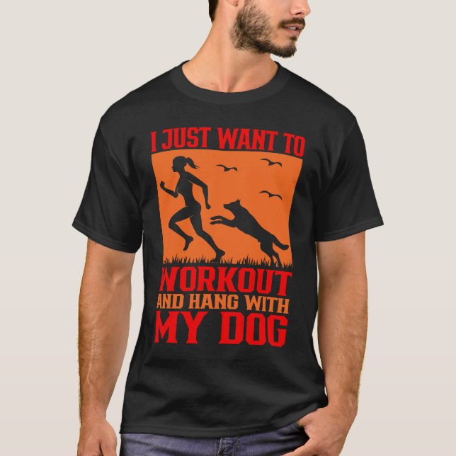 Viktning för sportträning Bodybuilding-workout T Shirt (Framsida)