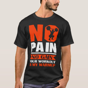 Viktning för sportträning Bodybuilding-workout T Shirt