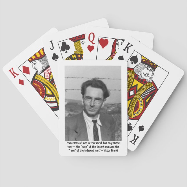 Viktor Frankl Inspirerad av RoseWrites  Casinokort (Baksidan)