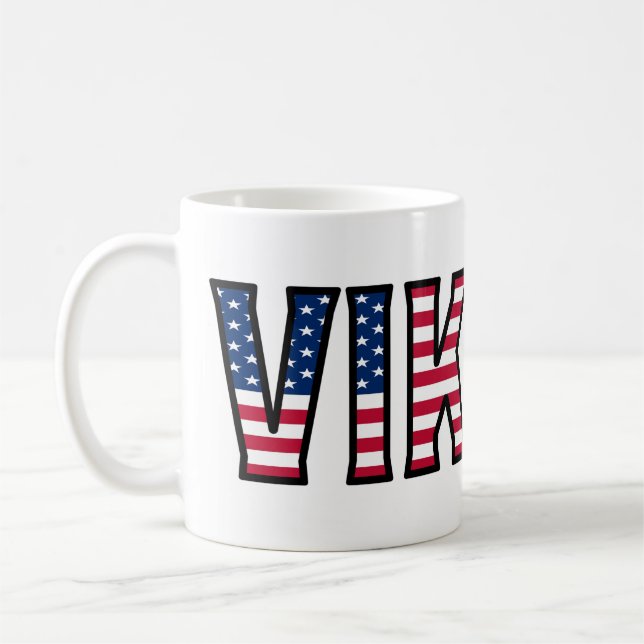 Viktor Name Vorname USA styled Tasse Kaffeetasse Kaffemugg (Vänster)