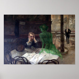 Viktor Oliva Absinthesuparen Poster