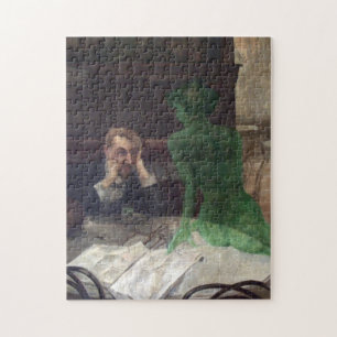 Viktor Oliva The Absinthe Drinker Pussel