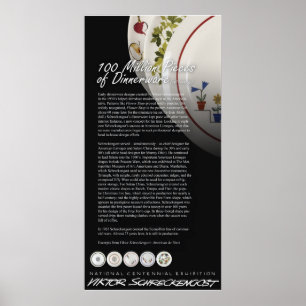 Viktor Schaudengost Dinnerware Legacy Poster