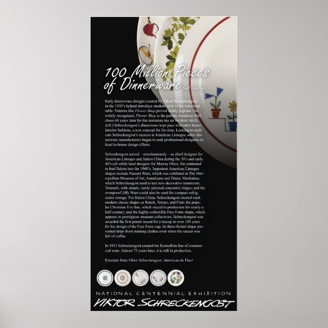 Viktor Schaudengost Dinnerware Legacy Poster (Framsidan)