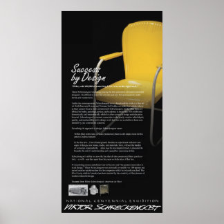 Viktor Schaudengost Industrial Design Legacy Poster