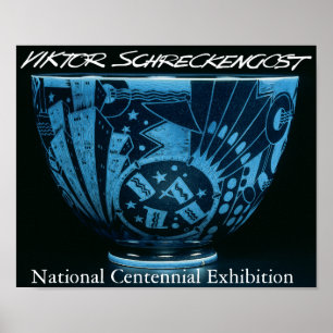 Viktor Schaudengost New York Jazz Bowl Poster