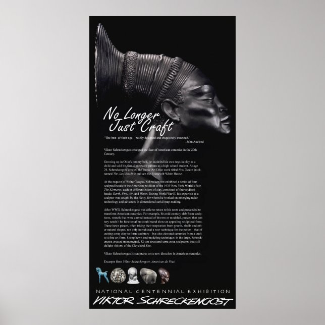 Viktor Scheverengost Ceramics Legacy Poster (Framsidan)