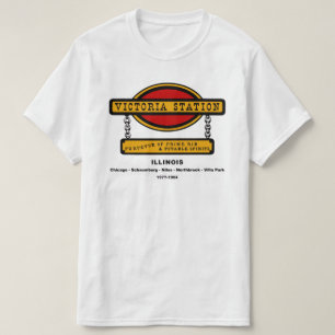 Viktoria Station Restaurants of Illinois 1977-1984 Tee Shirt