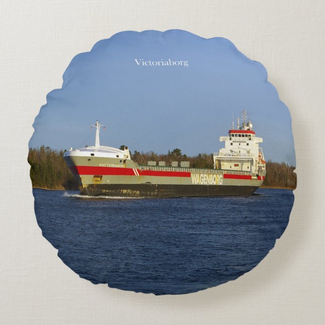 Viktoriaborg-runda kudde (Framsidan)