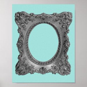 Viktorian bild ram minimalist poster