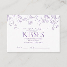 Viktorian Fransk Lilac Lavender Blommigt Shower Ga Tilläggskort