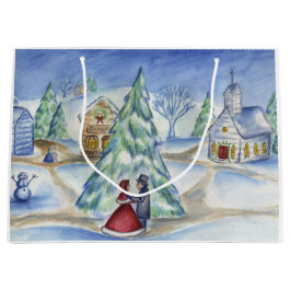 Viktorian Gamle Fashioned julby Gift Bag