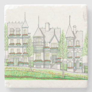 Viktorian Home Marble Underlägg