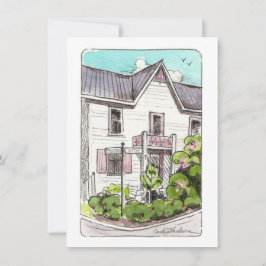 Viktorian House Chautuaqua Institute - Flat Card Kort