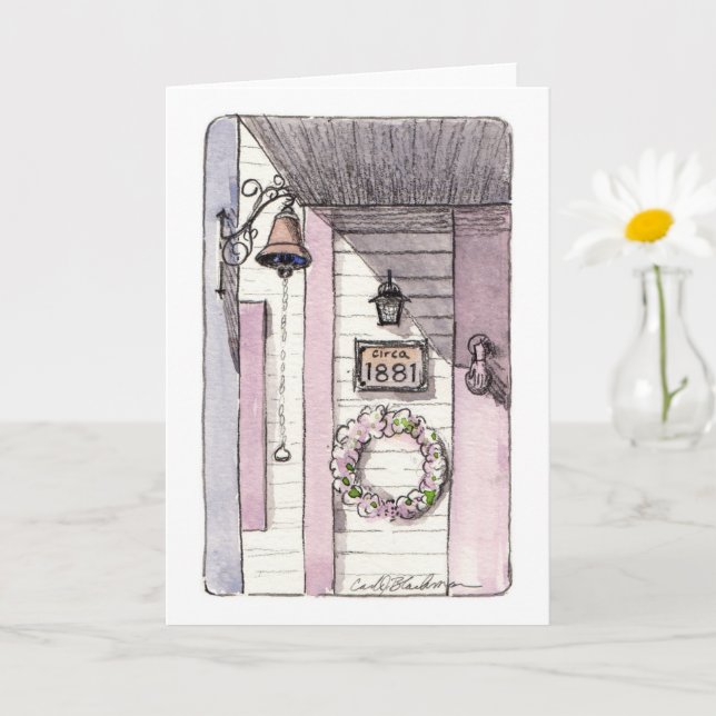 Viktorian House Detail Chautauqua-mappat kort (Liten växt)
