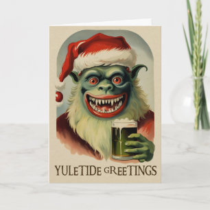 Viktorian Julafton Imp Card Kort