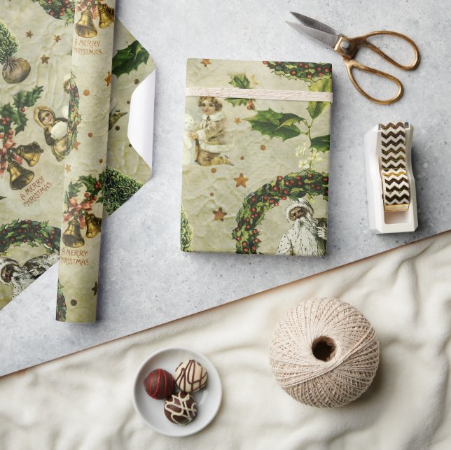 Viktorian Jultrio II Papper Presentpapper (Hantverk)