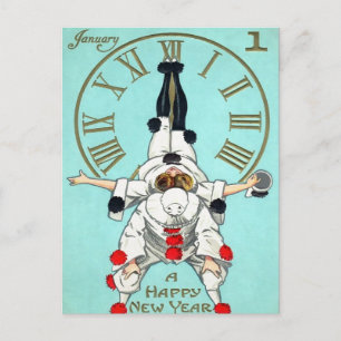 Viktorian New Years Clock (2 av 4) vykort