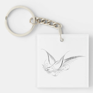 Viktorian Penwork CalliGraphic Dove