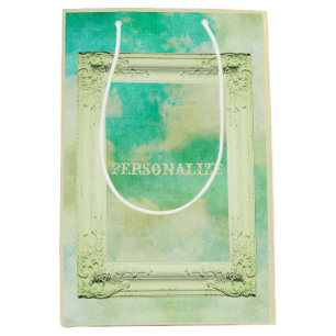 Viktorian ram himlar molnmålning elegant teal