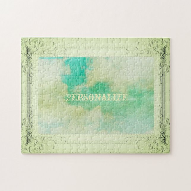 Viktorian ram himlar och elegant för lackering av  pussel (Horisontell)