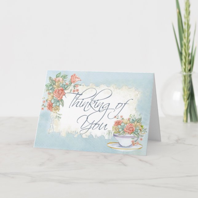 Viktorian Stil tänker på ditt kort (Framsida)