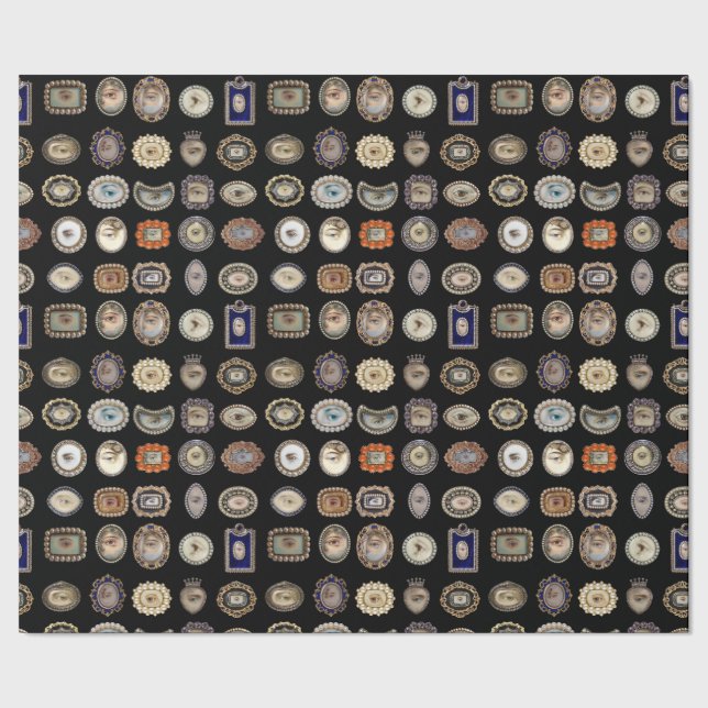 Viktoriansk Älskare Ögon presentfigursättning Presentpapper (Seam)