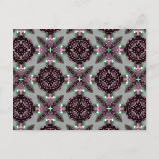 Viktoriansk baroque fantasi vykort (Framsida)