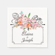 Viktoriansk blommigt hängskylt bröllop vit svart