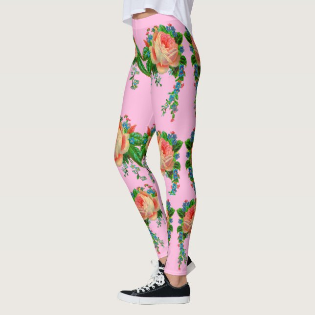 Viktoriansk blommigt leggings (Vänster)