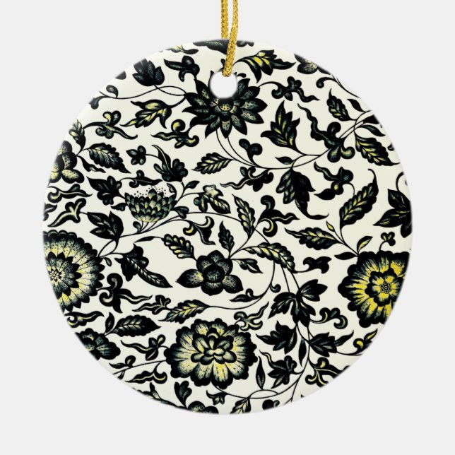 Viktoriansk Blommigt Ornament Mönster Ornaments (Framsidan)