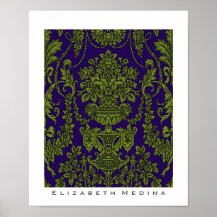 Viktoriansk design ~ Poster/Skriv ut 11 x 13,53 Poster