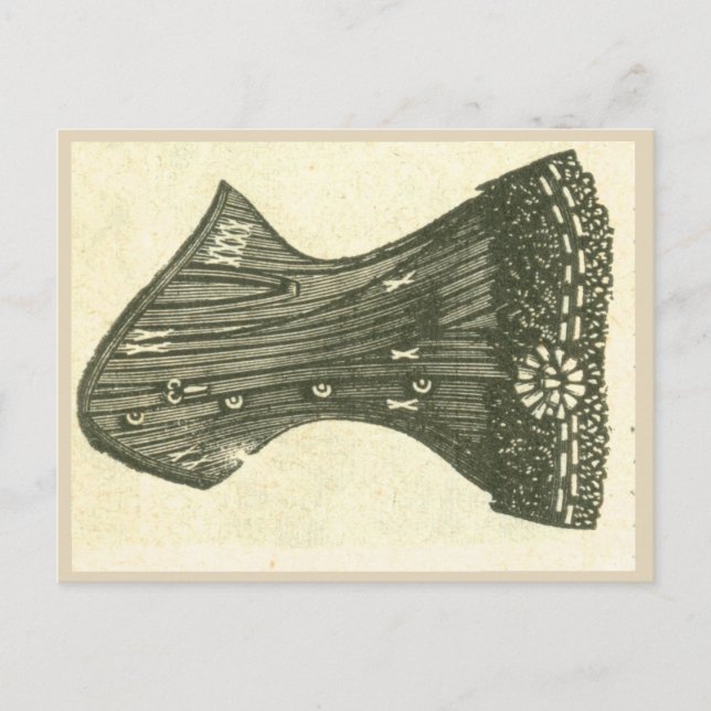 Viktoriansk Fransk korset från 1890 Pariskatalog Vykort (Framsida)