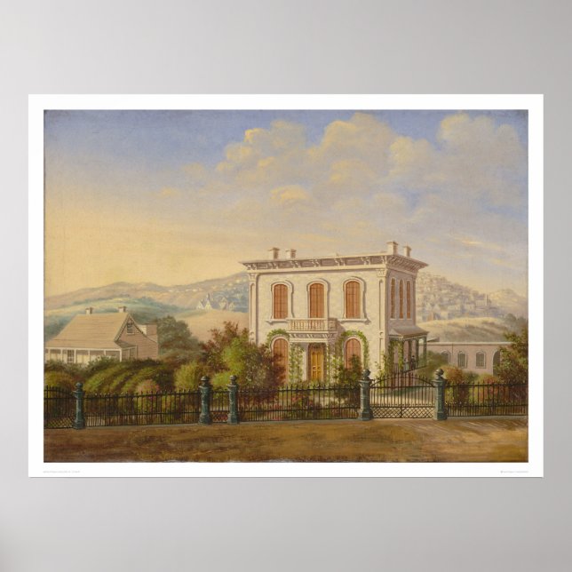 Viktoriansk hemvist, San Francisco, Calif. 1277 Poster (Framsidan)