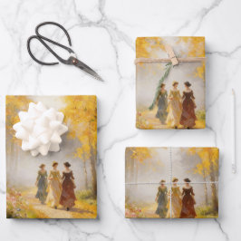 Viktoriansk Höstpromenad Presentpapper