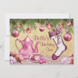 Viktoriansk inbjudan till Julfest till jul