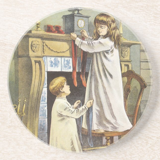 Viktoriansk jul, Barns julklappar Underlägg (Framsidan)