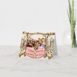 Viktoriansk jul helgkort