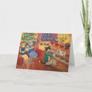 Viktoriansk jul helgkort