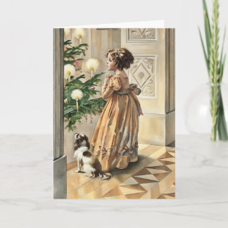 Viktoriansk jul helgkort