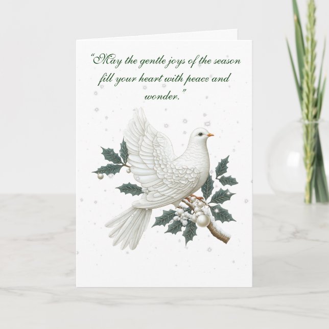 Viktoriansk jul med viktoriansk Elegant Kort (Framsida)