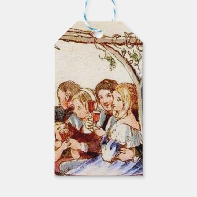 Viktoriansk jul presentetikett (Framsidan)