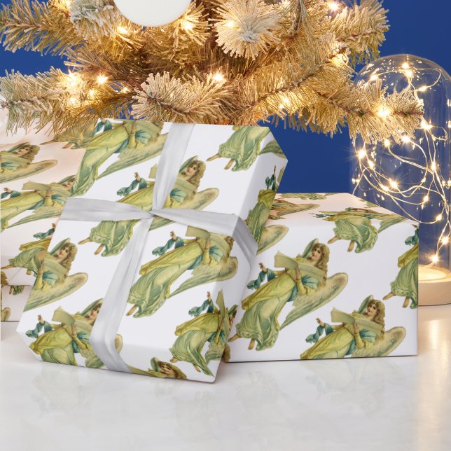 Viktoriansk julängel, Gloria in Excelsis Deo Presentpapper (Helgdagar)