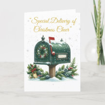 Viktoriansk julprakt julkort