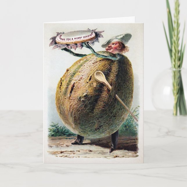 Viktoriansk mat helgkort (Framsida)