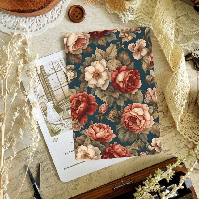 Viktoriansk vintage Blommigt scrapbook  (Skapare uppladdad)