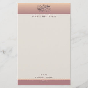 Viktorianska  anpassade mallar brevpapper