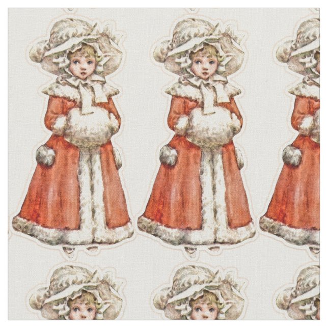 Viktorianska barn jackar och gyttjör på vintern tyg (Närbild)