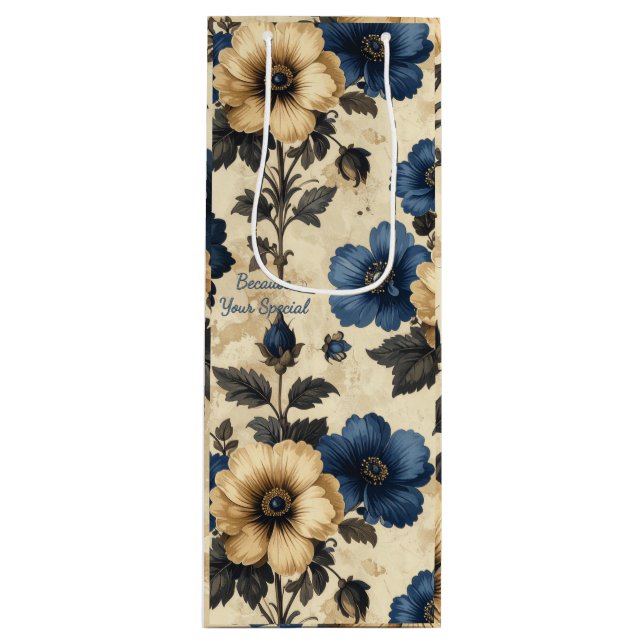 Viktorianska blommor presentväska (Framsidan)